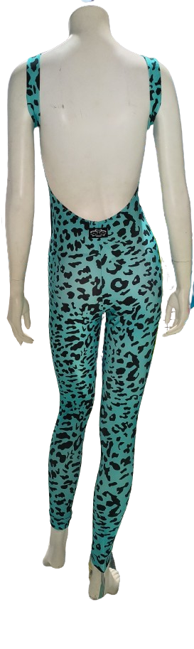 Jumpsuit Carmen Blue Leopard S Shark Polewear