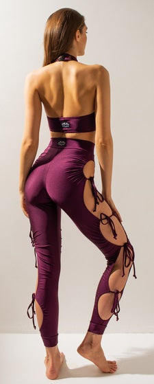 Leggings Latina Plum S Shark Polewear