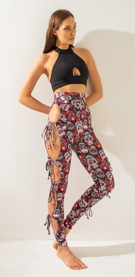 Leggings Latina Skulls XS Shark Polewear