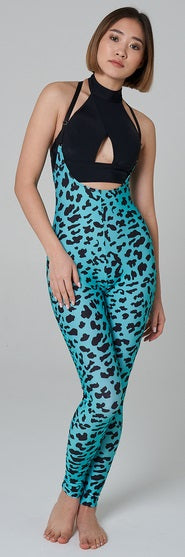 Leggings Sling Blue Leopard XS Shark Polewear