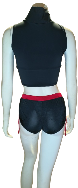 Short Azalea Negro/Rojo S Outlet