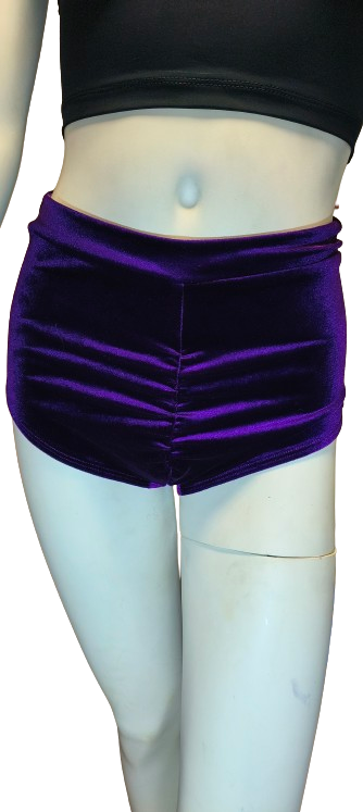 Shorts Bettie Page Terciopelo Violeta S, M iStyle