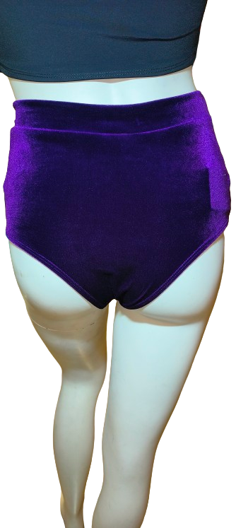 Shorts Bettie Page Terciopelo Violeta S, M iStyle