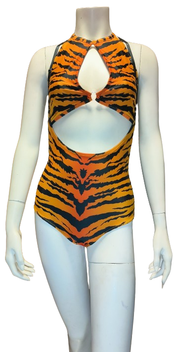Shorts Doublesided Sling Tiger/Black S Shark Polewear