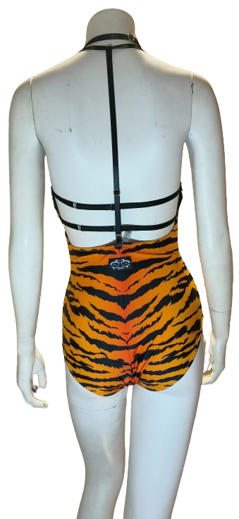 Shorts Doublesided Sling Tiger/Black S Shark Polewear