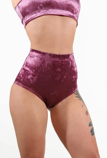 Shorts Pin Up Shanz Terciopelo Lila XS iStyle