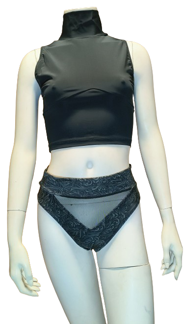 Tahiti Shorts Black Swirl/Black Mesh M Shark Polewear