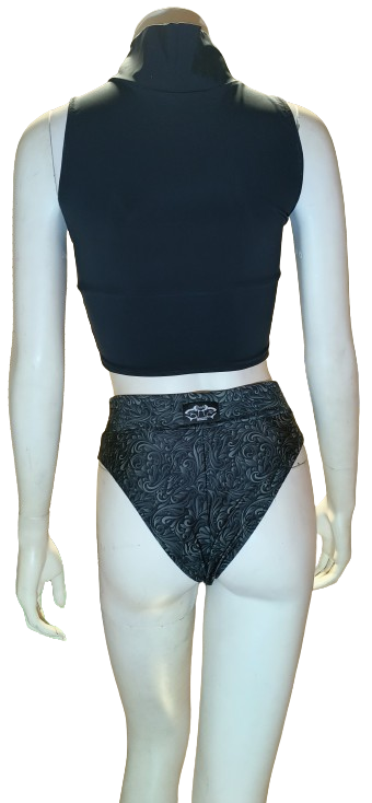 Tahiti Shorts Black Swirl/Black Mesh M Shark Polewear