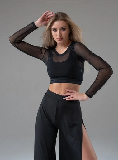 Top Long Sleeve Shadow i-Style Negro S iStyle