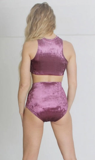 Top Shanz Terciopelo Lila XS iStyle