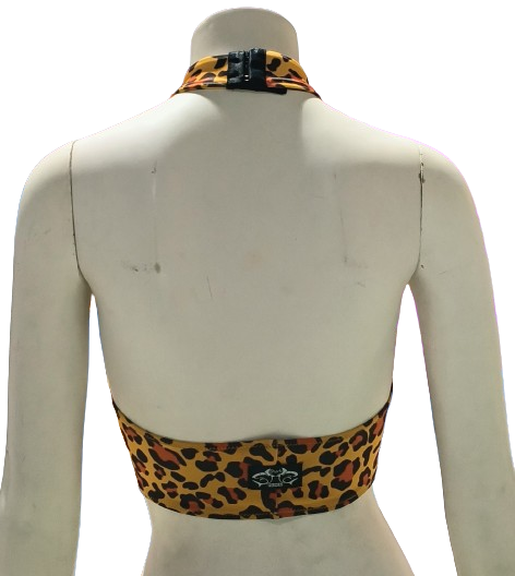 Top Tanna Orange Leopard M Shark Polewear